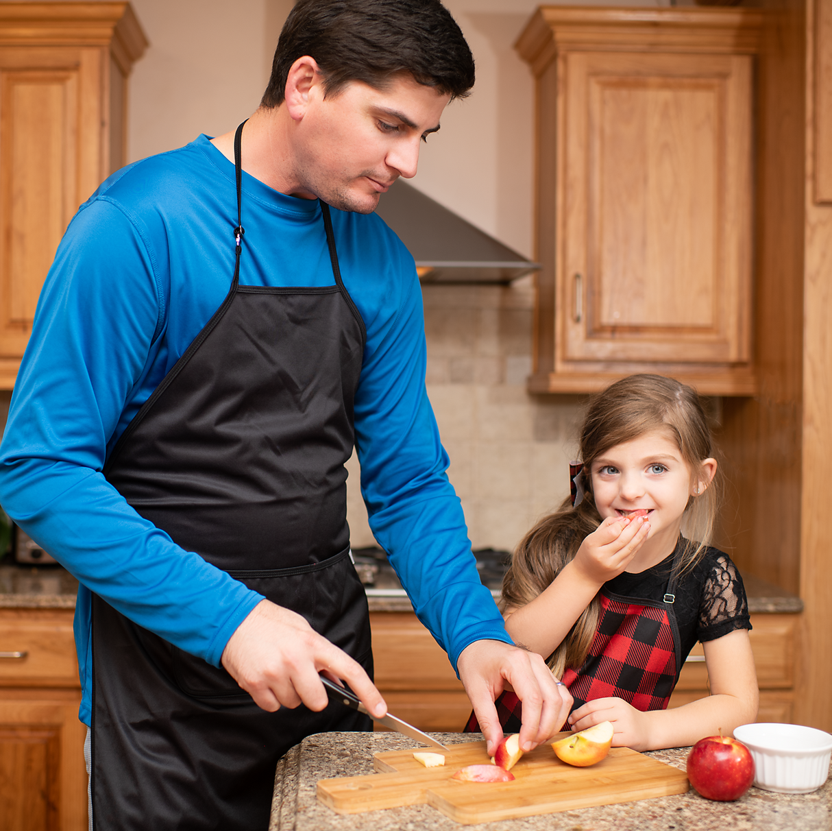 Red Buffalo Plaid Apron - fits sizes youth small through adult 2XL SALE from BapronBaby