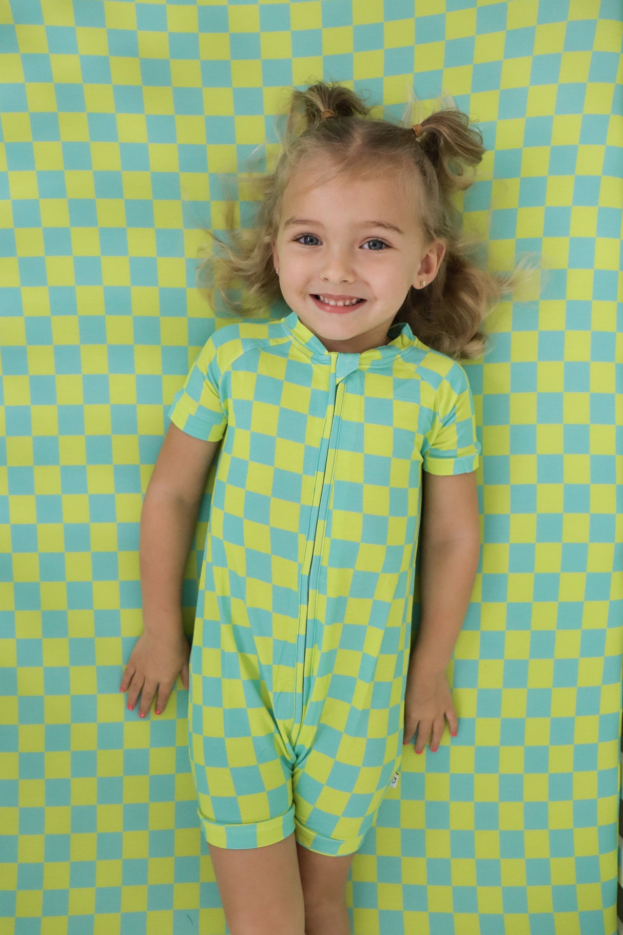 BE BOLD CHECKERS DREAM SHORTIE from DREAM BIG LITTLE CO