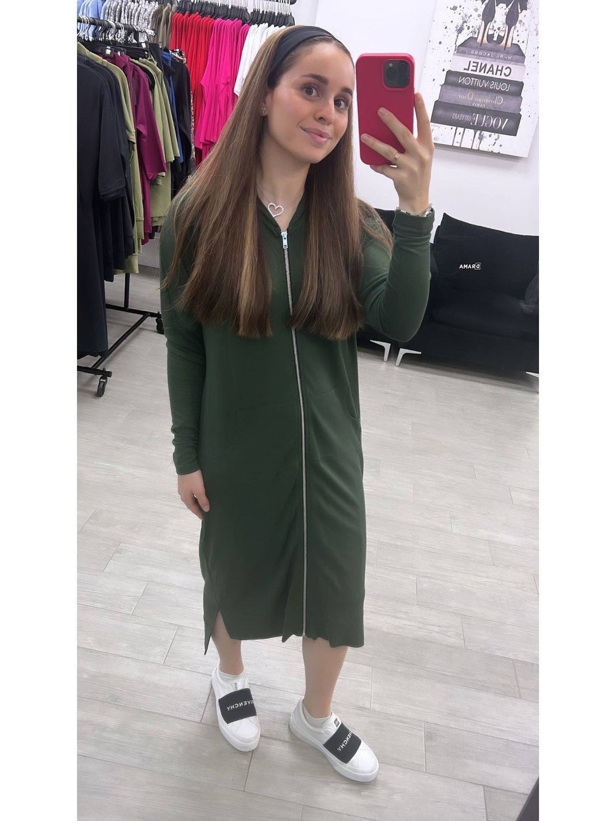 Easy Zip up Dress From Drama NYC Plus
