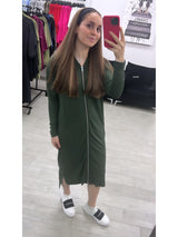 Easy Zip up Dress From Drama NYC Plus