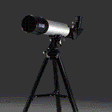 Explore One CF350 Silver Carbon Fiber Wrap 50mm AZ Mount Telescope from Explore Scientific