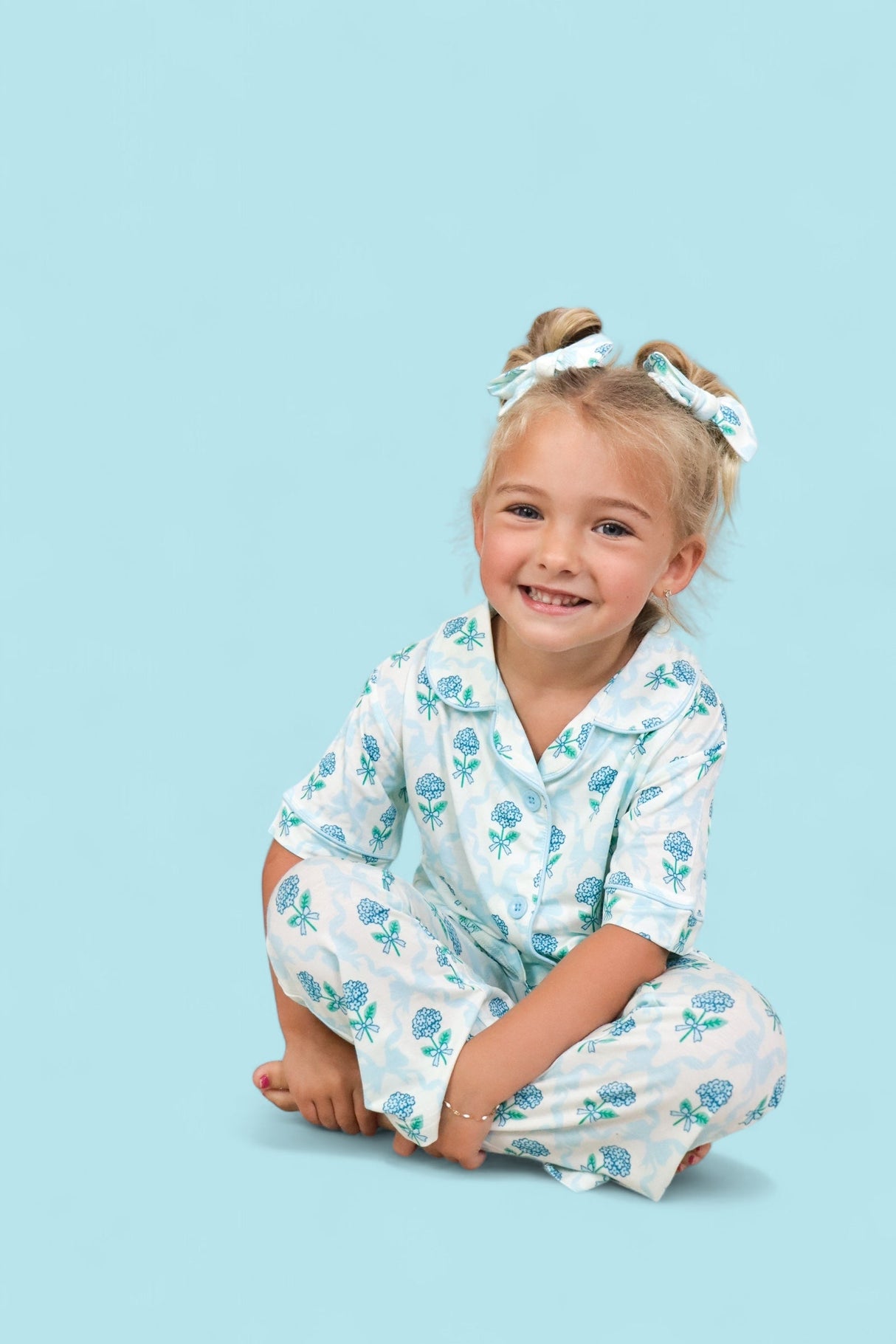 BLUE RIBBON BLOOMS DREAM GIRL'S FLARE SET from DREAM BIG LITTLE CO