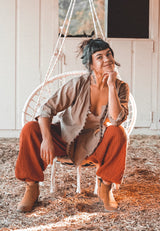 Button Top From Cotton Flower Clothing