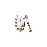 Artiste Brush And Easel Sterling Silver Gold Charm from Cynthia Gale New York