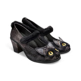 Chocolaticas® Mid Heels Chat Noir Women's Mary Jane Pump from Hot Chocolate Design