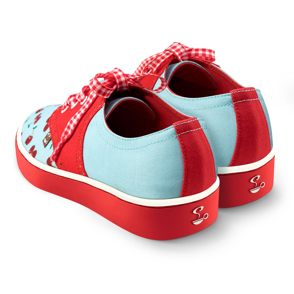 Cherry Blue Casual Sneaker from Hot Chocolate Design