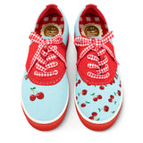Cherry Blue Casual Sneaker from Hot Chocolate Design