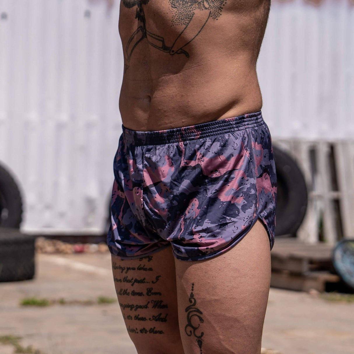 Copenhagen Camo Ranger Panty Silkies Training Shorts | 2.5" from Combat Iron Apparel