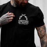 Cheaters Get Heaters Cowboy Edition Men's T-Shirt From Combat Iron Apparel