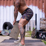 Men's Hybrid Athletic Shorts | 5.5" Inseam from Combat Iron Apparel