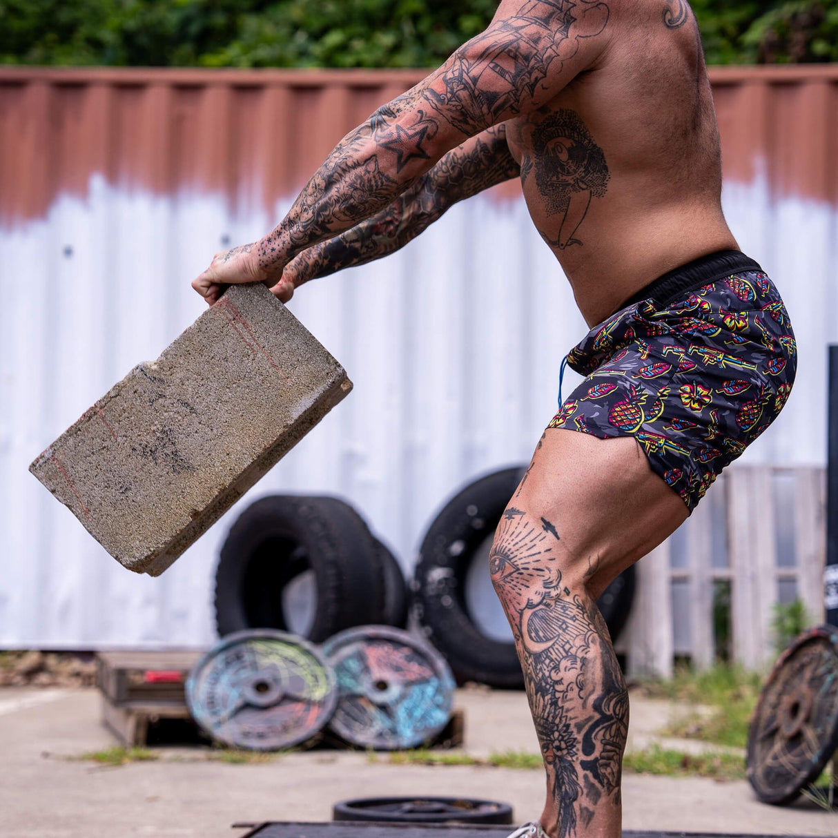 Men's Hybrid Athletic Shorts | 5.5" Inseam from Combat Iron Apparel