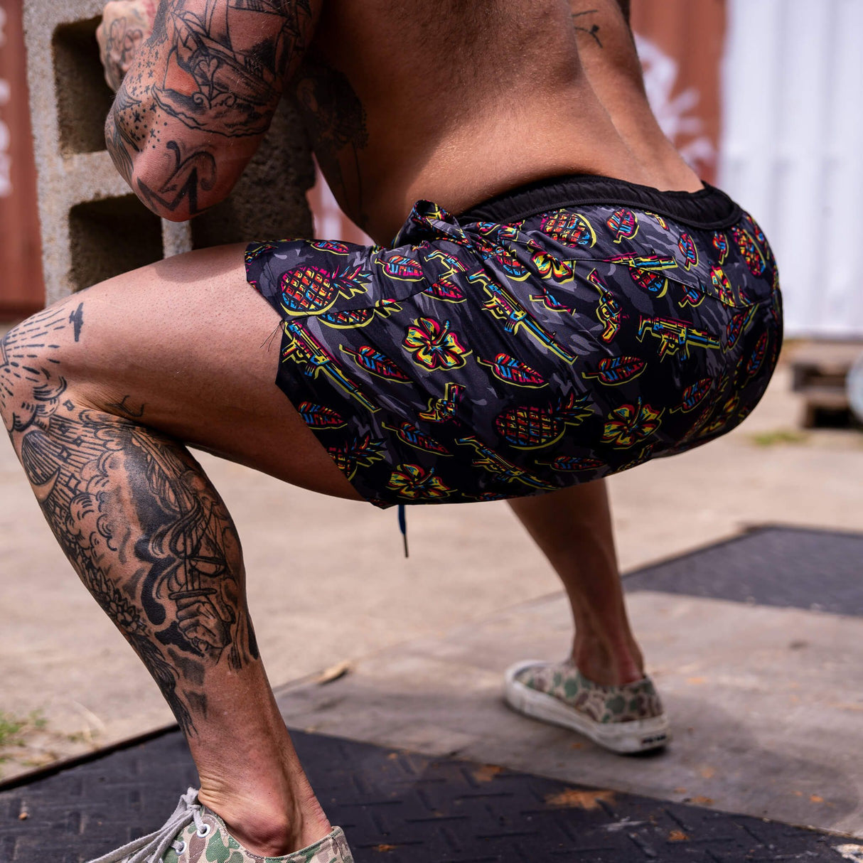 Men's Hybrid Athletic Shorts | 5.5" Inseam from Combat Iron Apparel