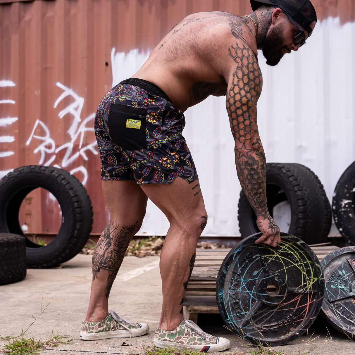 Men's Hybrid Athletic Shorts | 5.5" Inseam from Combat Iron Apparel