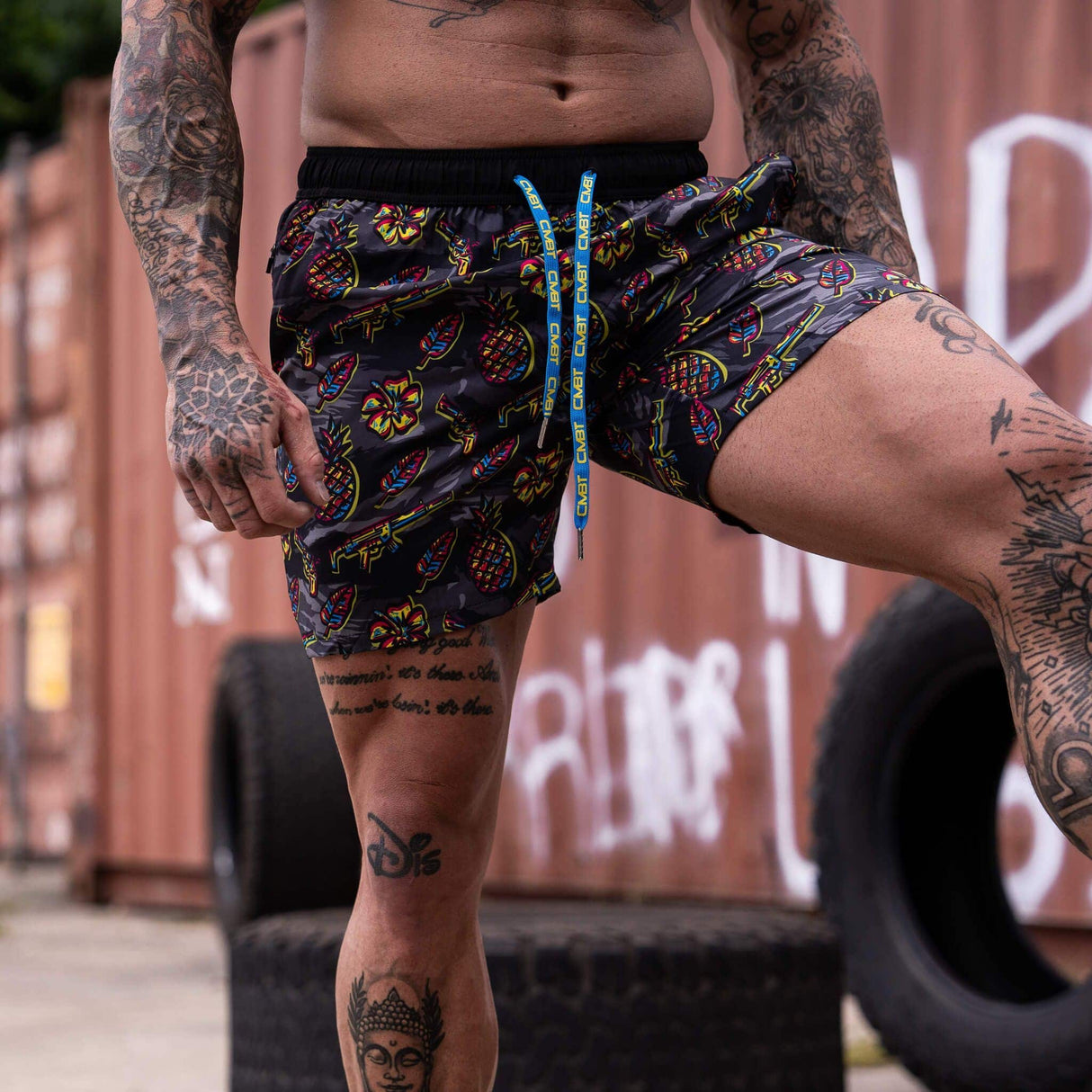 Men's Hybrid Athletic Shorts | 5.5" Inseam from Combat Iron Apparel
