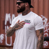 Flamingo Operator Stack Bodies Men's T-Shirt From Combat Iron Apparel
