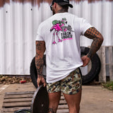 Flamingo Operator Stack Bodies Men's T-Shirt From Combat Iron Apparel