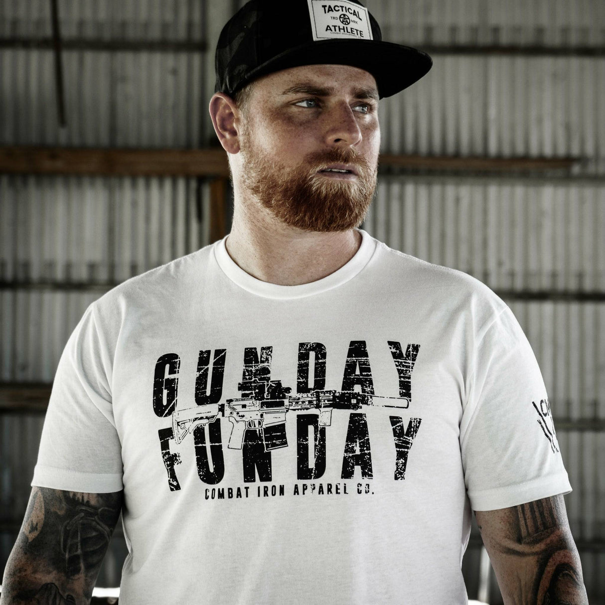 Gunday Funday Men's T-Shirt From Combat Iron Apparel