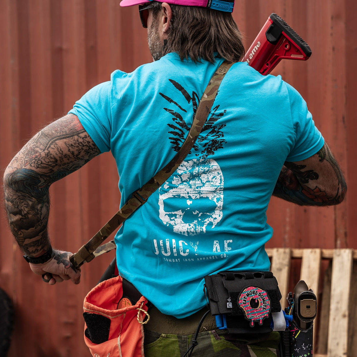 Juicy AF Pineapple Men's T-Shirt From Combat Iron Apparel