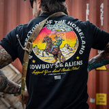 Border Patrol | Cowboy's & Aliens Men's T-Shirt From Combat Iron Apparel