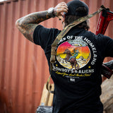 Border Patrol | Cowboy's & Aliens Men's T-Shirt From Combat Iron Apparel