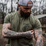Four Legged Professional K9 Dog Training Men's T-Shirt From Combat Iron Apparel