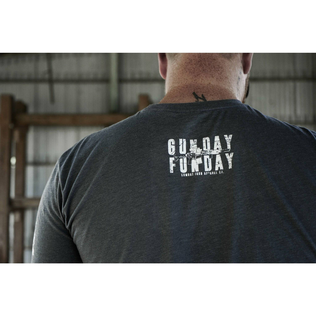 Gunday Funday Men's T-Shirt From Combat Iron Apparel