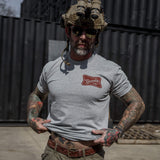 Rowdy Beer Logo Men's T-Shirt from Combat Iron Apparel