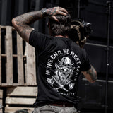 In the End, we meet Again | Unit Valhalla Men's T-Shirt From Combat Iron Apparel