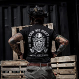 In the End, we meet Again | Unit Valhalla Men's T-Shirt From Combat Iron Apparel