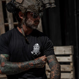In the End, we meet Again | Unit Valhalla Men's T-Shirt From Combat Iron Apparel