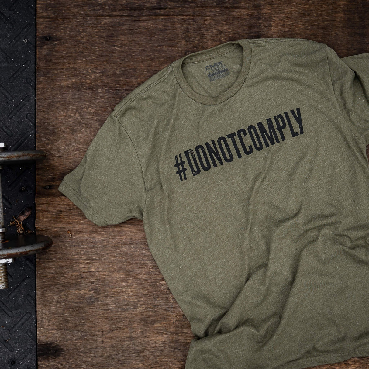 Do Not Comply Men's T-Shirt From Combat Iron Apparel From Combat Iron Apparel