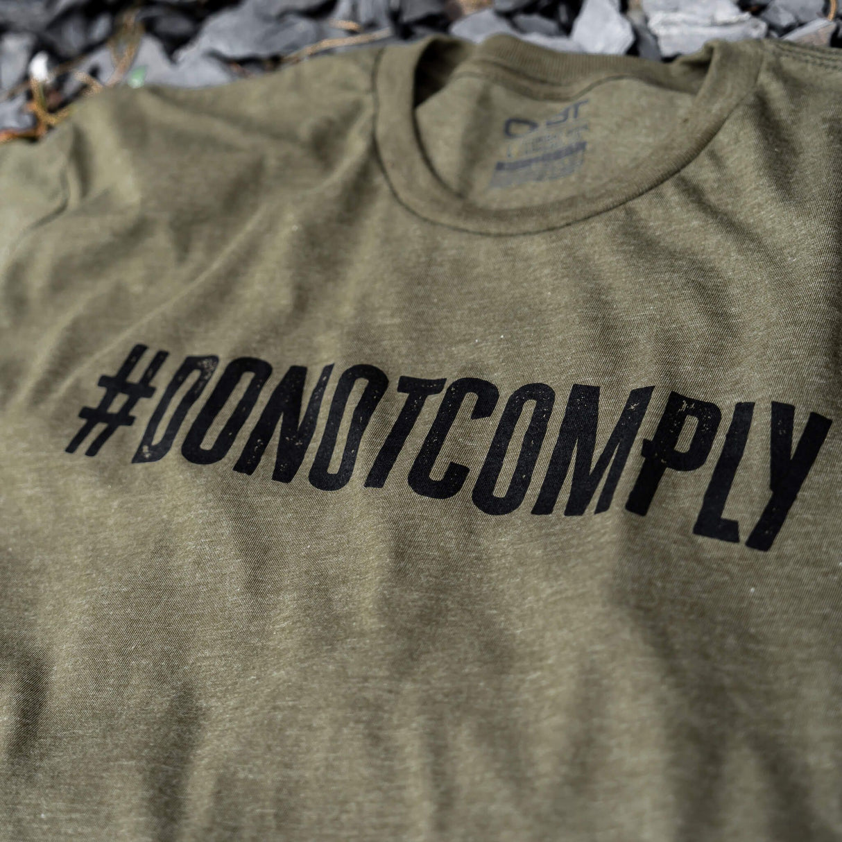 Do Not Comply Men's T-Shirt From Combat Iron Apparel From Combat Iron Apparel