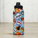 32oz Metal Hydration Bottle V2 | 24hr Insulated + Drink Port from Combat Iron Apparel