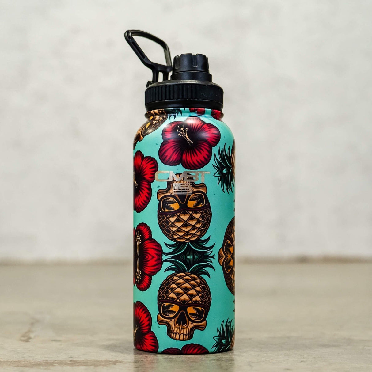 32oz Metal Hydration Bottle V2 | 24hr Insulated + Drink Port from Combat Iron Apparel