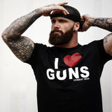 I Love Gun's Men's T-Shirt From Combat Iron Apparel