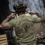 Don't Bite The Hand That Fingers You Men's T-Shirt From Combat Iron Apparel
