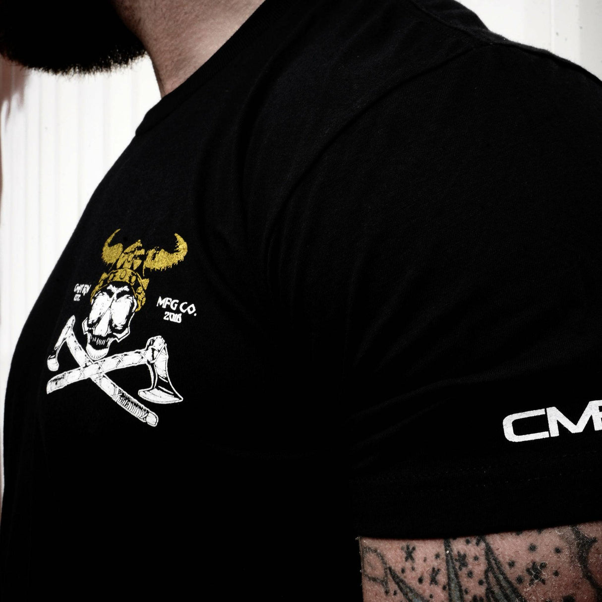 FEAR NOT DEATH, VIKING WARRIOR MEN'S T-SHIRT From Combat Iron Apparel