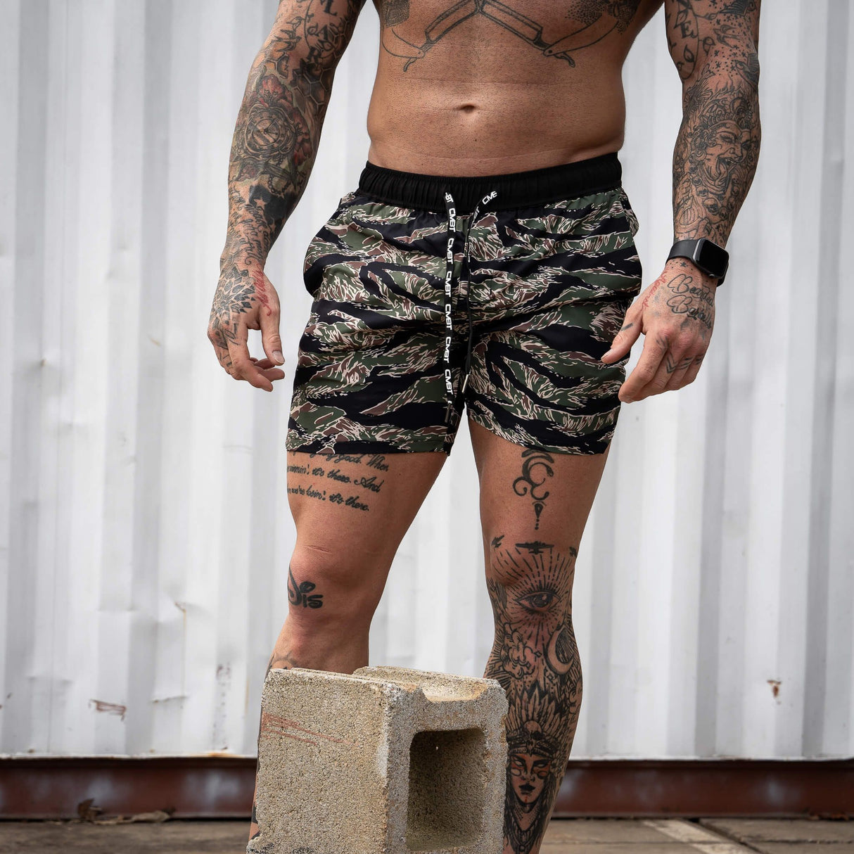 Men's Hybrid Athletic Shorts | 5.5" Inseam from Combat Iron Apparel