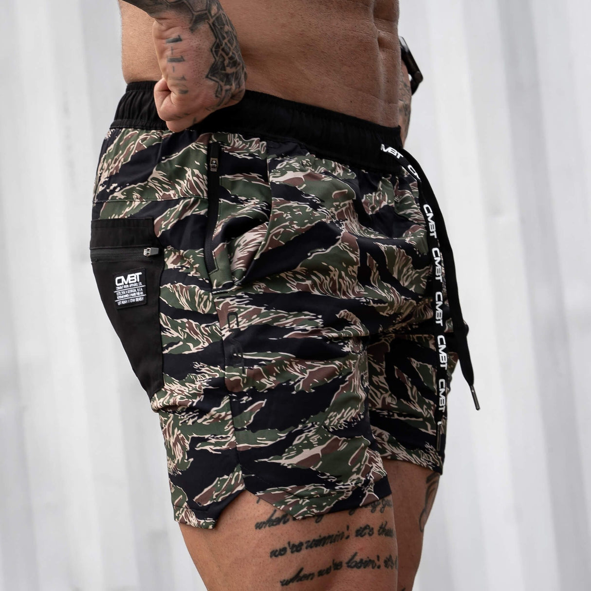 Men's Hybrid Athletic Shorts | 5.5" Inseam from Combat Iron Apparel