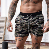 Men's Hybrid Athletic Shorts | 5.5" Inseam from Combat Iron Apparel