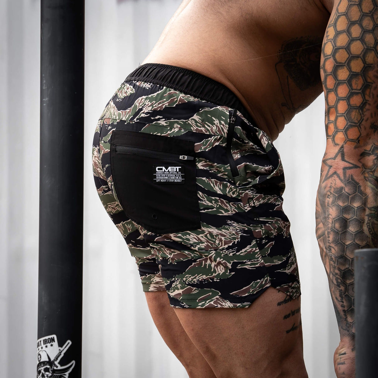 Men's Hybrid Athletic Shorts | 5.5" Inseam from Combat Iron Apparel