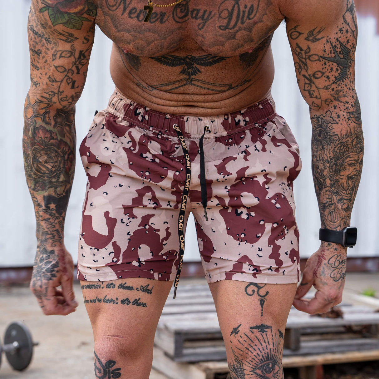 Men's Hybrid Athletic Shorts | 5.5" Inseam from Combat Iron Apparel