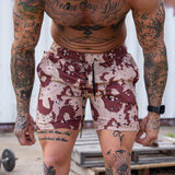 Men's Hybrid Athletic Shorts | 5.5" Inseam from Combat Iron Apparel