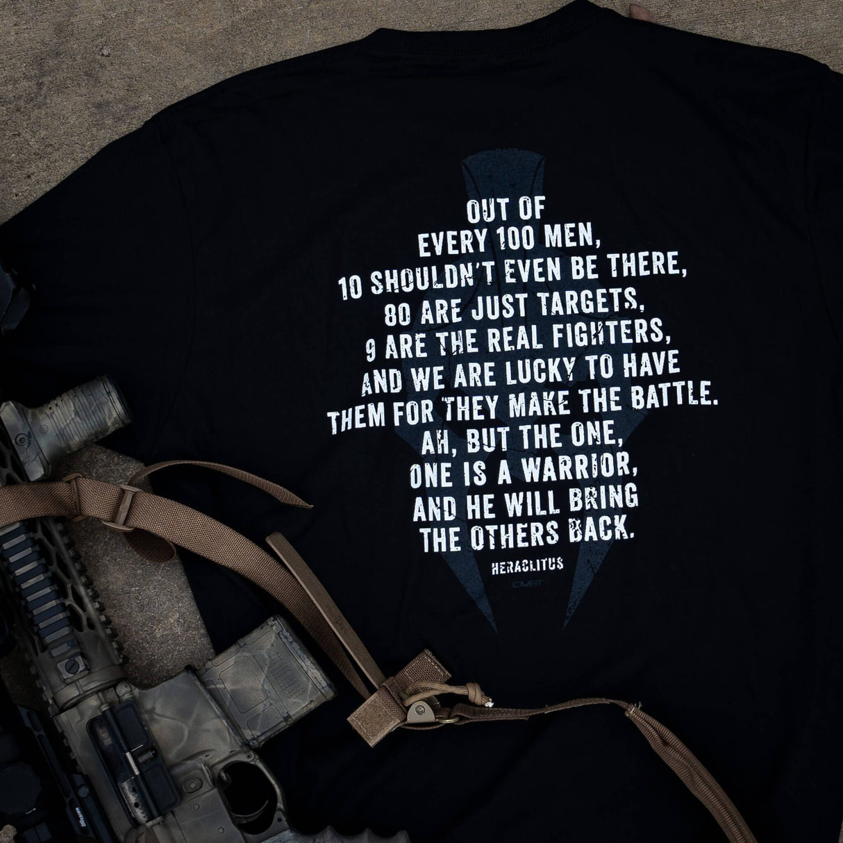 HERACLITUS WARRIOR MEN'S T-SHIRT From Combat Iron Apparel