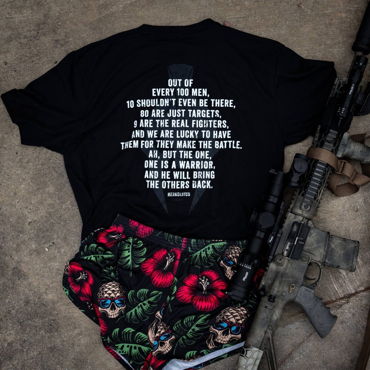 HERACLITUS WARRIOR MEN'S T-SHIRT From Combat Iron Apparel