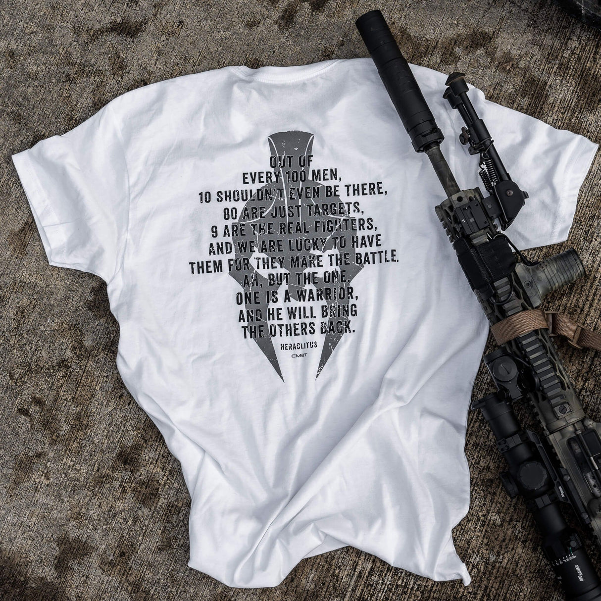 HERACLITUS WARRIOR MEN'S T-SHIRT From Combat Iron Apparel