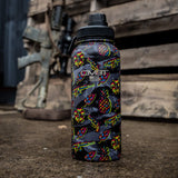 32oz Metal Hydration Bottle V2 | 24hr Insulated + Drink Port from Combat Iron Apparel