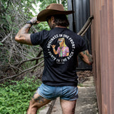 Business In The Front. Party In The Back. Party Men's T-Shirt From Combat Iron Apparel