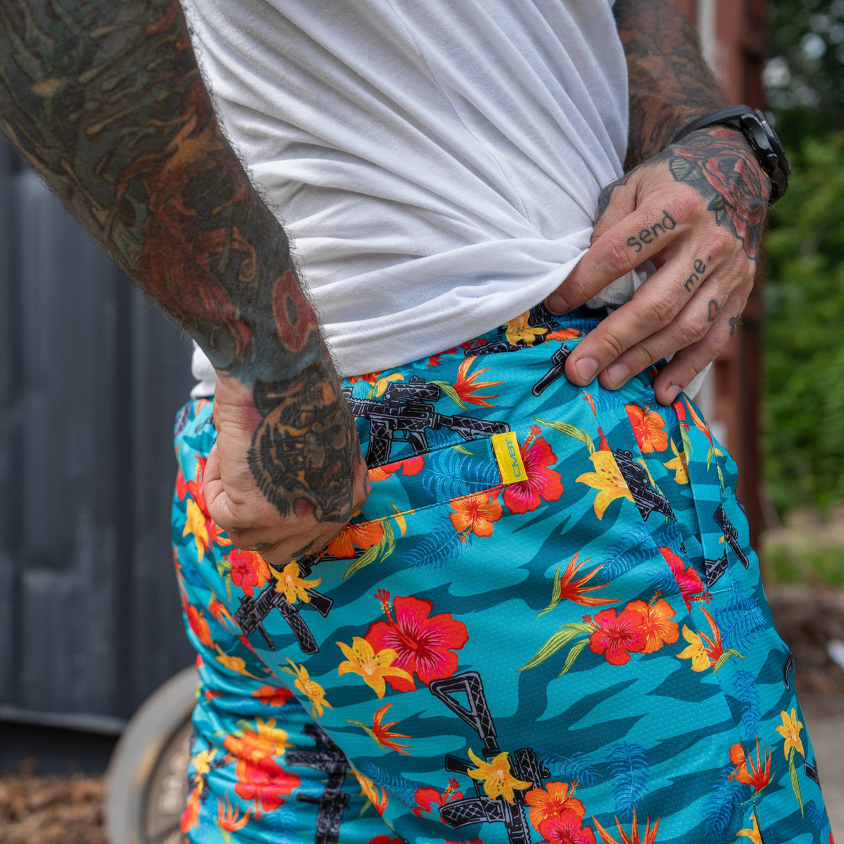 Men's Mesh Hoochie Daddy Shorts | 5" from Combat Iron Apparel