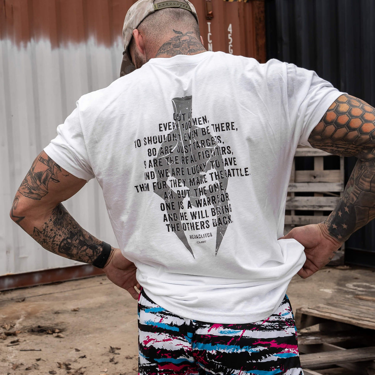 HERACLITUS WARRIOR MEN'S T-SHIRT From Combat Iron Apparel